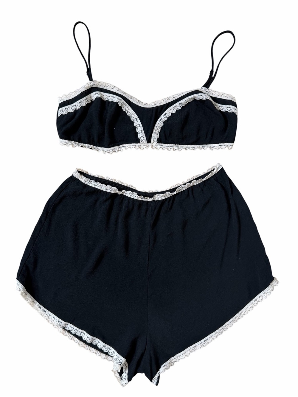 Vintage French 2 Piece Lace Set.